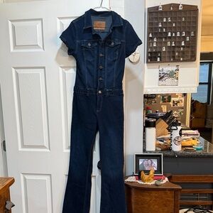 Boom Boom Jeans Dark Blue Denim Jumpsuit
